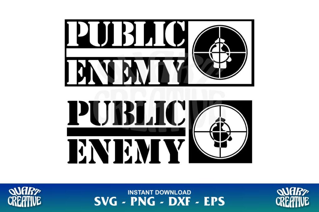 public enemy logo svg cricut Public Enemy Logo SVG Cricut