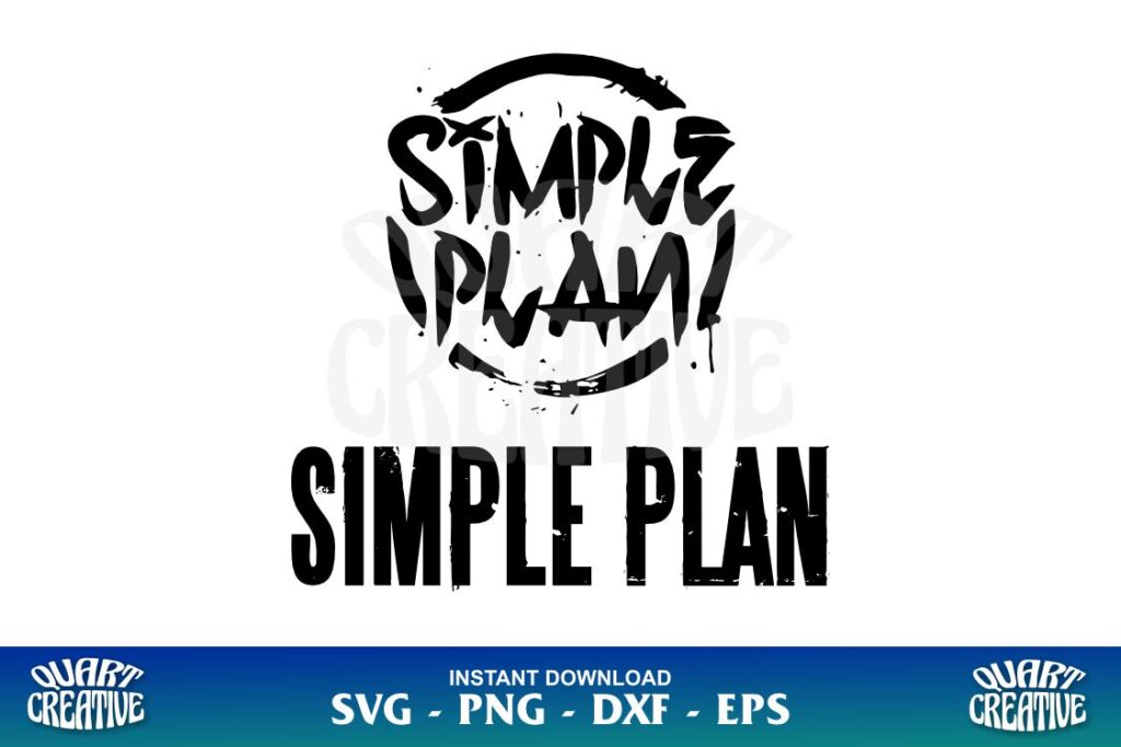 simple plan logo svg cricut