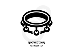 tamborine vector svg free