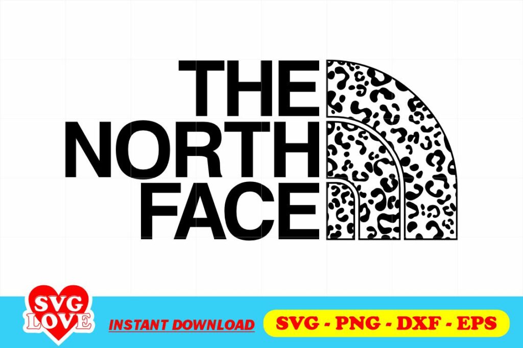 the north face leopard logo svg The North Face Leopard Logo SVG