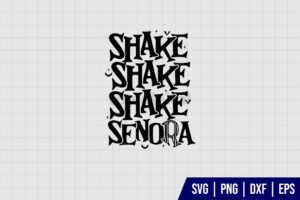 Beetlejuice Shake Senora SVG