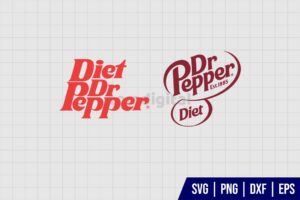 Dr Pepper Diet Logo SVG