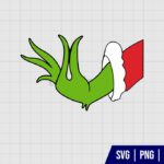 Grinch Hand Christmas SVG