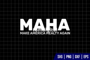 Maha Make America Healthy Again SVG