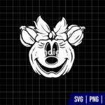 Minnie Mouse Horror Pumpkin Vibes SVG