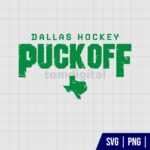 NHL Dallas Hockey Puck Off SVG
