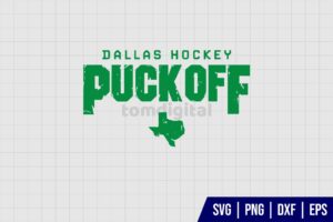 NHL Dallas Hockey Puck Off SVG