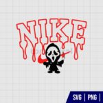 Nike Halloween Ghost Face SVG