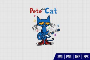 Pete The Cat Boy SVG