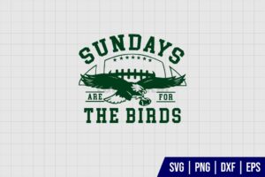 Philadelphia Eagles Sundays Are For The Bird SVG