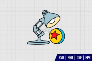 Pixar Lamp Disney Pixar Fest SVG