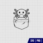 Pocket Axolotl SVG
