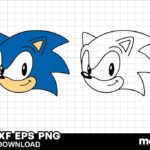 Sonic the hedgehog SVG