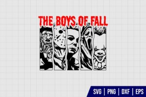 The Boys Of Fall Halloween Friday The 13th SVG