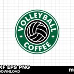 Volleyball starbucks svg