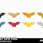 Wonder Woman Logo bundle SVG