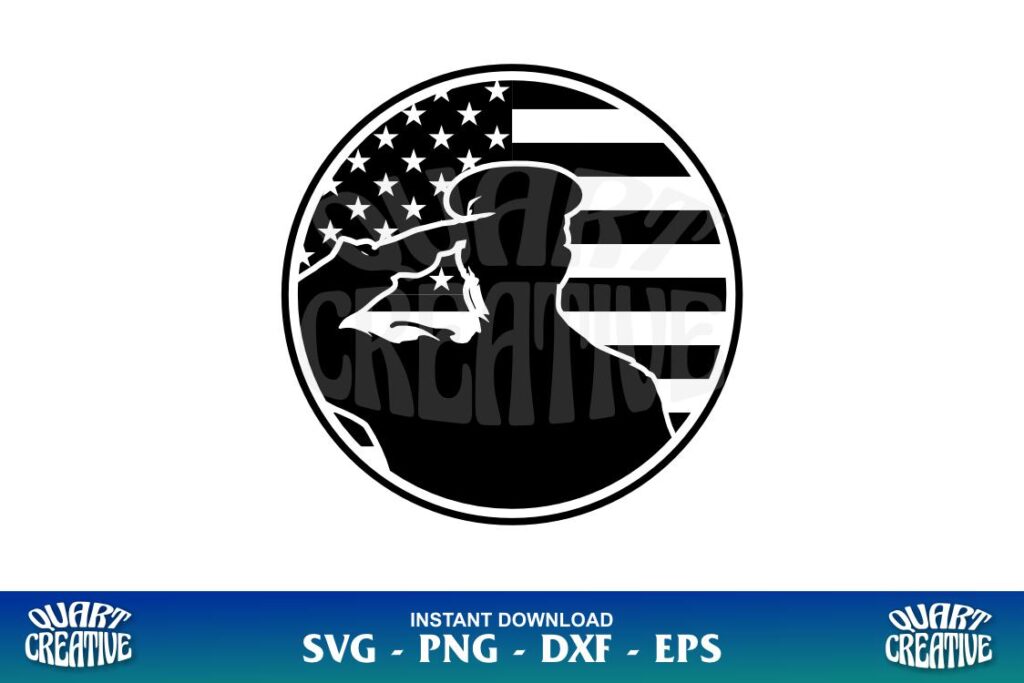 american veteran soldier svg American Veteran Soldier SVG