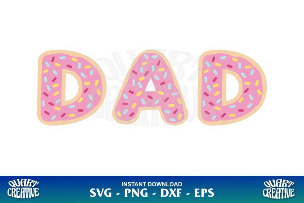 donut dad svg