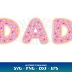 donut dad svg