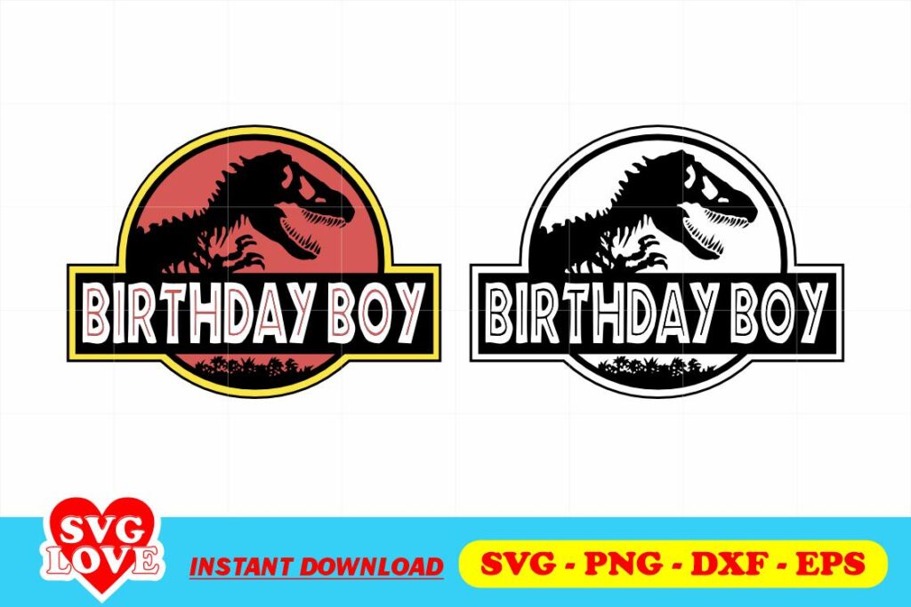 jurassic birthday boy svg cricut