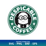 Minions Despicable Coffee SVG