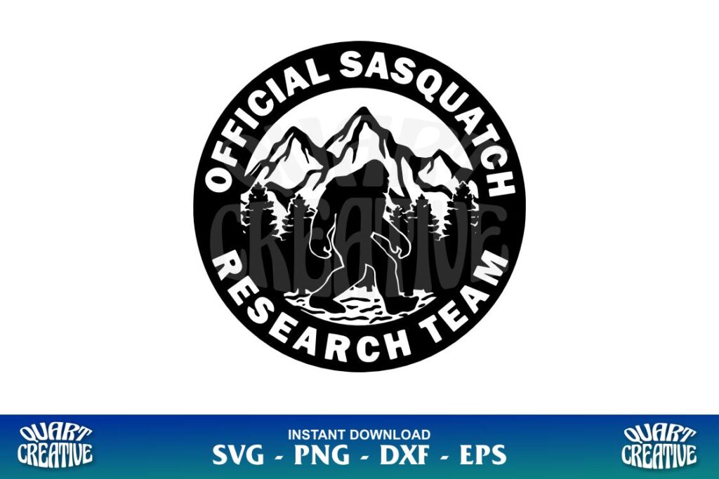 official saquatch research team svg cricut Official Sasquatch Research Team SVG Cricut