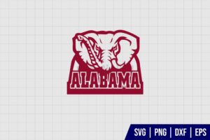 Alabama Crimson Tide SVG