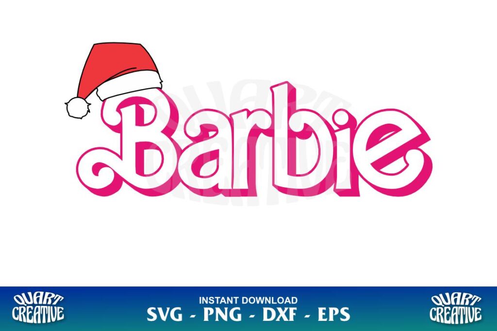 Barbie santa hat svg cricut Barbie Santa Hat SVG