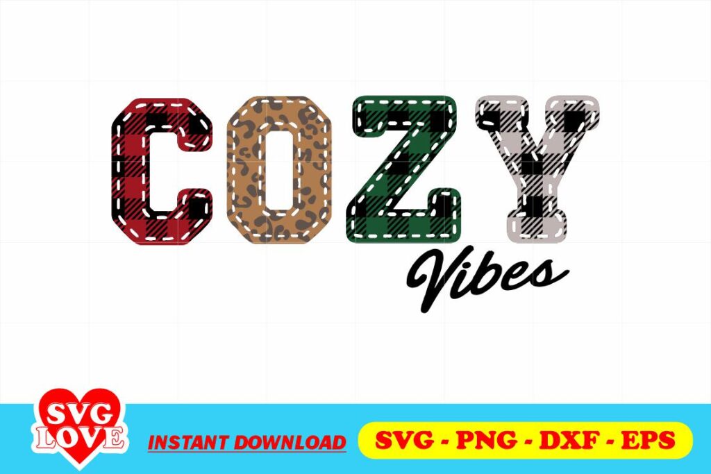 Cozy Vibes SVG Tshirt Design