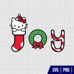 Hello Kitty Christmas Joy SVG