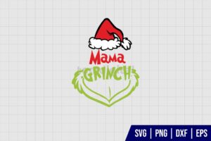 Mama Grinch SVG