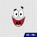 Patrick Star Face SVG