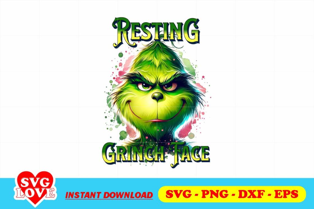 Resting Grinch Face PNG Resting Grinch Face PNG