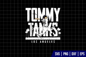 Tommy Edman Tommy Tanks Los Angeles Dodgers SVG