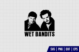 Wet Bandits Home Alone SVG