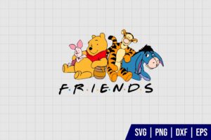 Winnie the Pooh Friends SVG