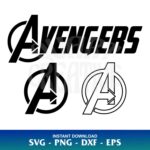 avengers logo svg cut file