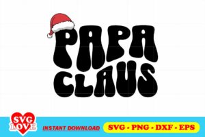 papa claus svg