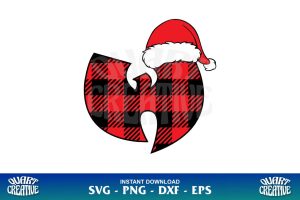 wu tang logo christmas svg