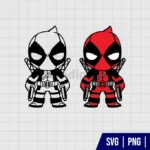 Baby Deadpool SVG