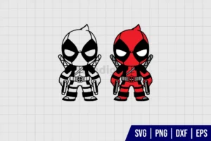 Baby Deadpool SVG