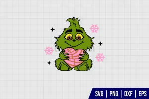 Baby Grinch Pan Dulce SVG