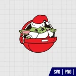 Baby Yoda Christmas SVG