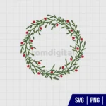 Christmas Wreath SVG