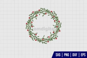 Christmas Wreath SVG