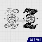 D20 Dungeon Master SVG