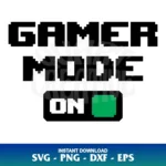 GAMER MODE ON SVG CRICUT