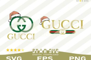 Gucci Santa Hat SVG Christmas