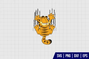 Garfield Scratch SVG