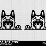 German shepherd SVG